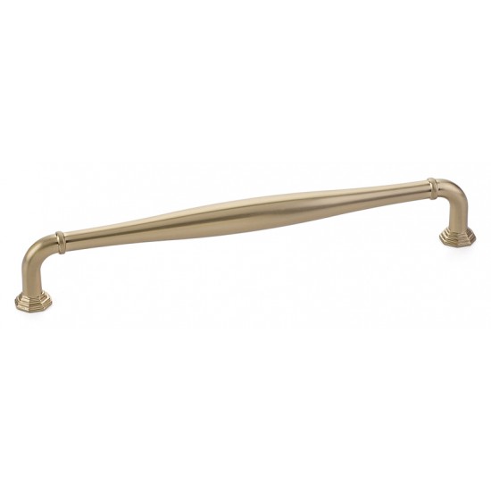 Emtek Transitional Heritage 8" Center-to-Center Blythe Cabinet Pull (Satin Brass)