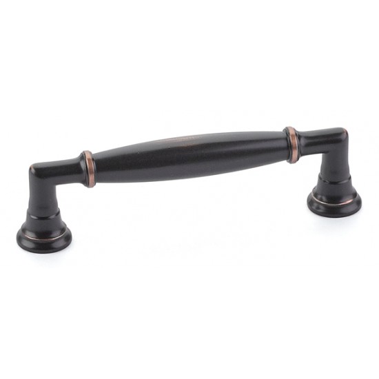 Emtek Transitional Heritage 3-1/2" Center-to-Center Westwood Cabinet Pull (Oil Rubbed Bronze)