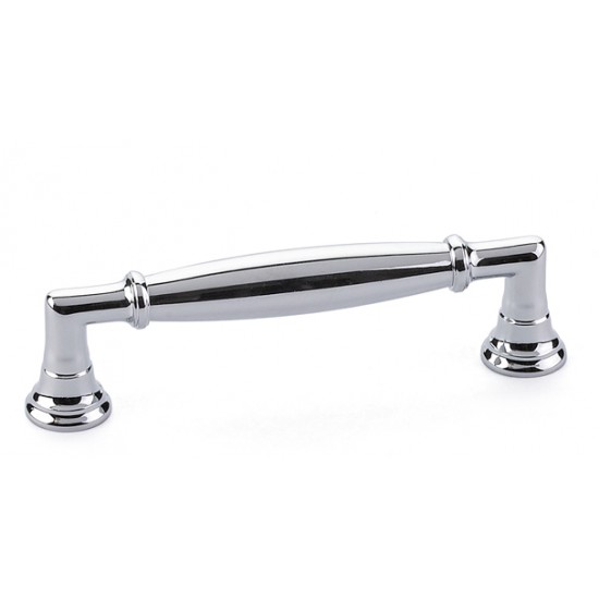 Emtek Transitional Heritage 3-1/2" Center-to-Center Westwood Cabinet Pull (Polished Chrome)