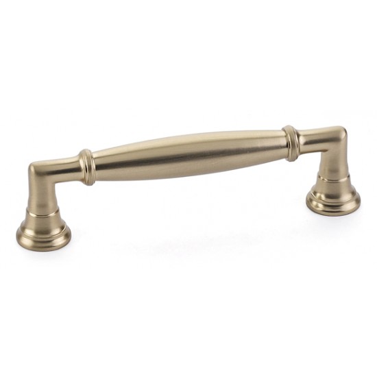 Emtek Transitional Heritage 3-1/2" c.c. Westwood Cabinet Pull (Satin Brass)