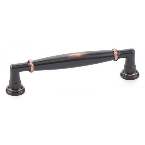 Emtek Transitional Heritage 4" Center-to-Center Westwood Cabinet Pull (Oil Rubbed Bronze)