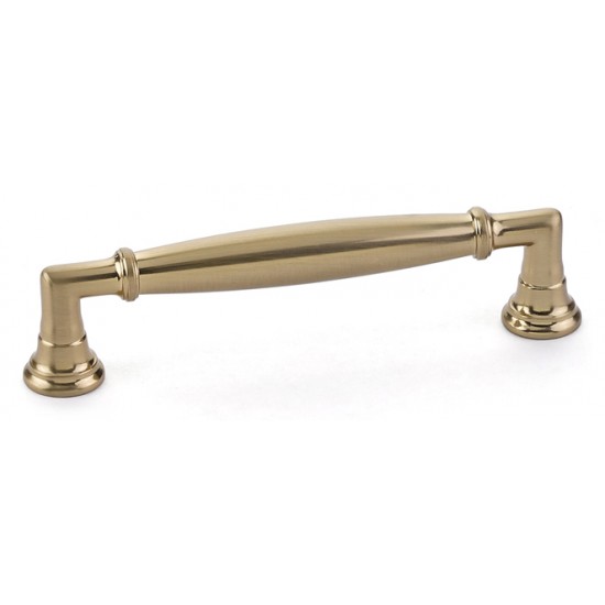 Emtek Transitional Heritage 4" c.c. Westwood Cabinet Pull (Satin Brass)