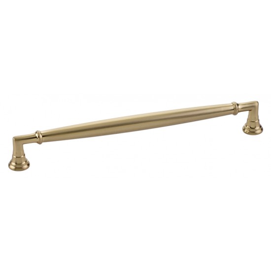 Emtek Transitional Heritage 8" Center-to-Center Westwood Cabinet Pull (Satin Brass)