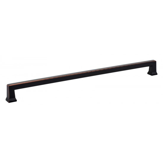 Emtek Art Deco 12" Center-to-Center Alexander Cabinet Pull (Oil Rubbed Bronze)