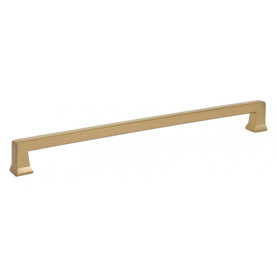 Emtek Art Deco 10" Center-to-Center Alexander Cabinet Pull (Satin Brass)