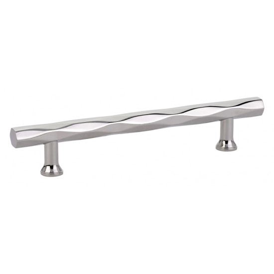 Emtek Art Deco 5" (128mm) Center-to-Center Tribeca Cabinet Pull (Polished Nickel)