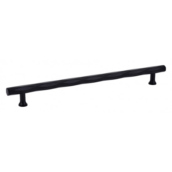 Emtek Art Deco 10" Center-to-Center Tribeca Cabinet Pull (Flat Black)