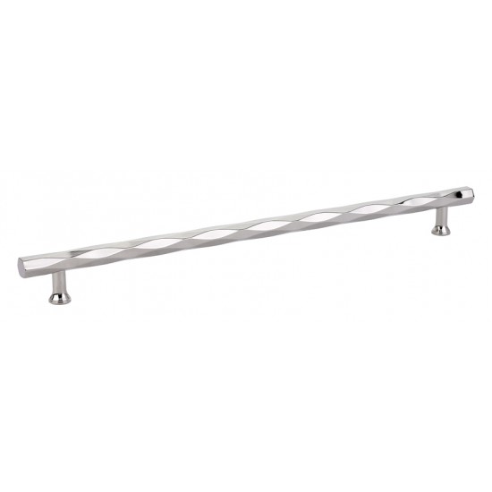 Emtek Art Deco 12" Center-to-Center Tribeca Cabinet Pull (Polished Nickel)