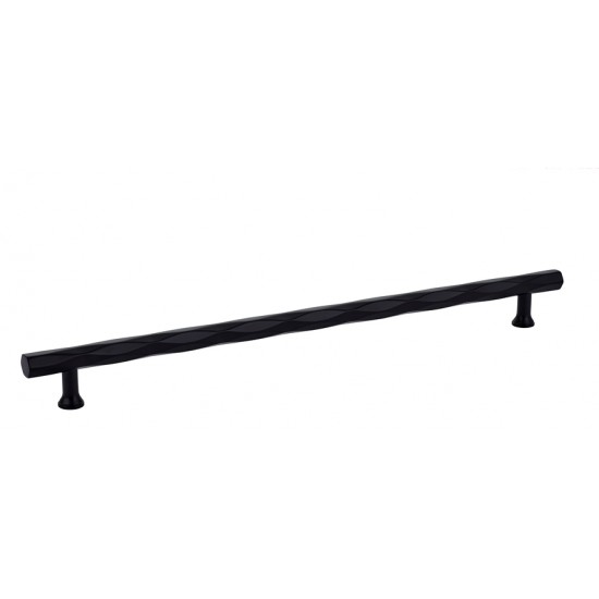 Emtek Art Deco 18" Center-to-Center Tribeca Appliance Pull (Flat Black)