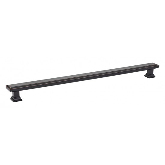 Emtek Geometric 12" Center-to-Center Rectangular Pull (Oil Rubbed Bronze)