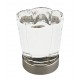 Emtek 1-1/4" Forza Glass Cabinet Knob - (Pewter)