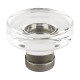 Emtek 1-3/4" Grayson Glass Cabinet Knob - (Pewter)