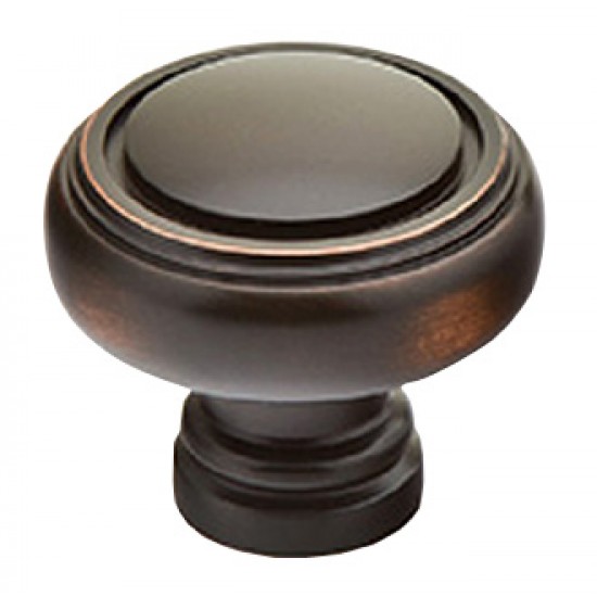 Emtek Solid Brass 1-1/4" Norwich Cabinet Knob (Oil Rubbed Bronze)