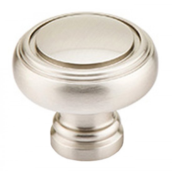 Emtek Solid Brass 1-1/4" Norwich Cabinet Knob (Satin Nickel)