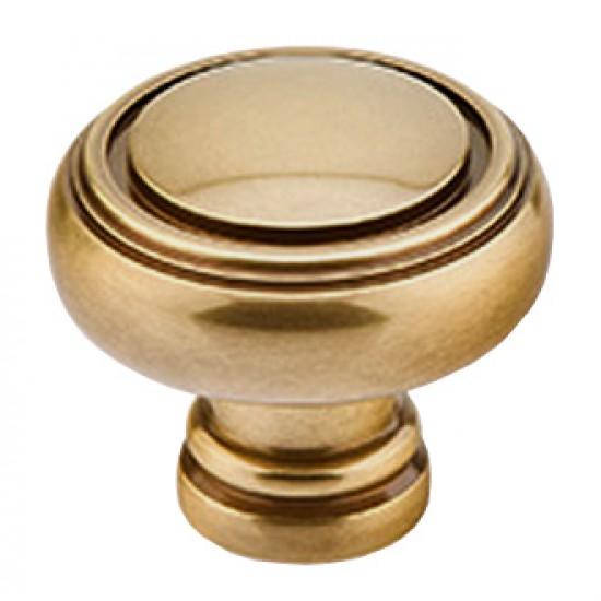 Emtek Solid Brass 1-1/4" Norwich Cabinet Knob (French Antique)