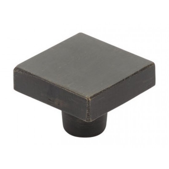 Emtek Sandcast Bronze 1-1/4" Rustic Modern Cabinet Knob (Medium Bronze)