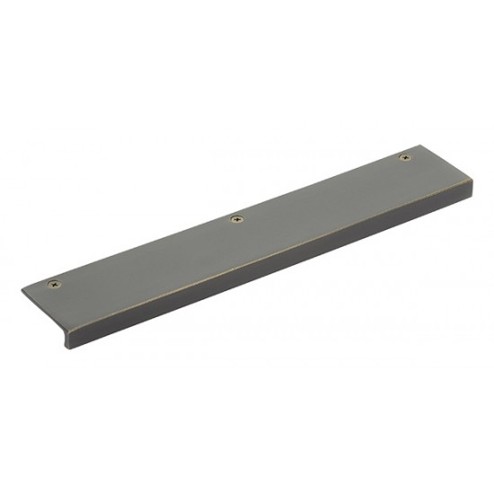 Emtek Sandcast Bronze 6" Rustic Modern Edge Pull (Medium Bronze)