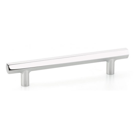 Emtek Urban Modern 5" (128mm) Center-to-Center Hex Cabinet Pull (Polished Chrome)