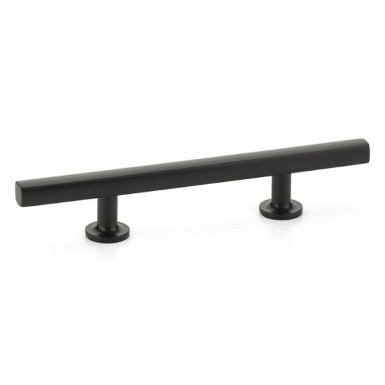 Emtek Urban Modern 3-1/2" c.c. Freestone Extended Cabinet Pull (Flat Black)