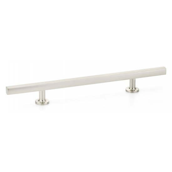 Emtek Urban Modern 6" Center-to-Center Freestone Extended Cabinet Pull (Satin Nickel)