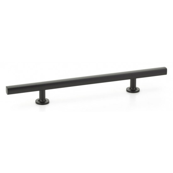 Emtek Urban Modern 6" Center-to-Center Freestone Extended Cabinet Pull (Matte Black)