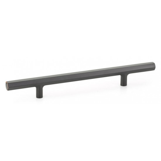 Emtek Urban Modern 6" Center-to-Center Extended Hex Cabinet Pull (Oil Rubbed Bronze)