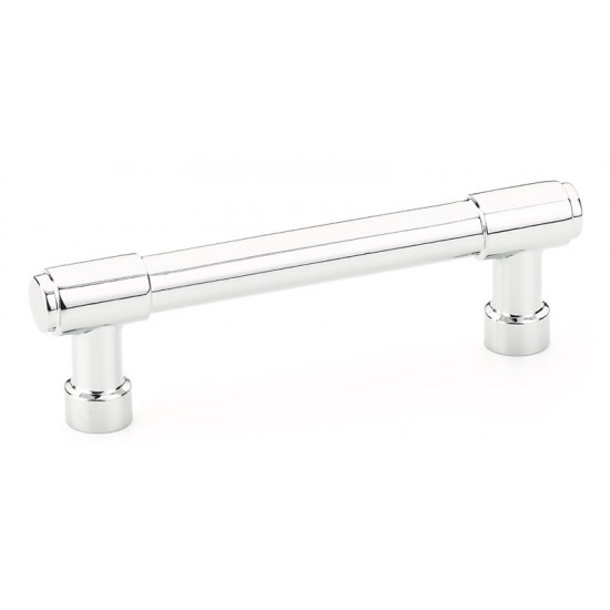 Emtek Industrial Modern 3-1/2" c.c. Jasper Cabinet Pull (Polished Chrome)