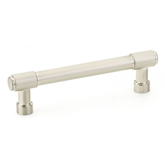 Emtek Industrial Modern 4" Center-to-Center Jasper Cabinet Pull (Satin Nickel)