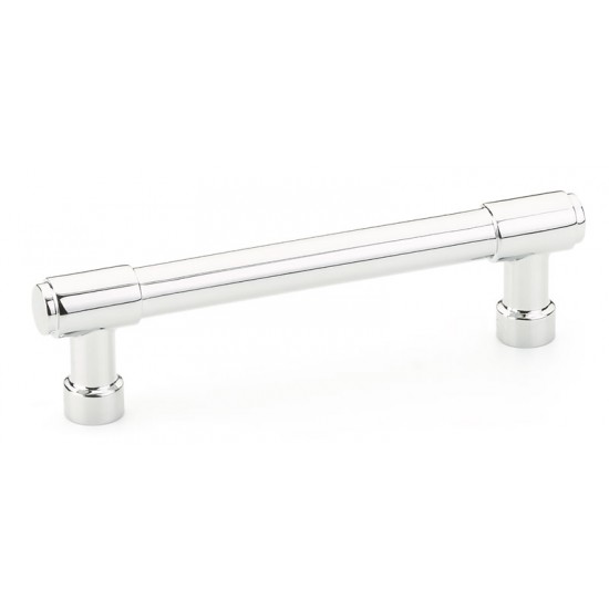 Emtek Industrial Modern 4" c.c. Jasper Cabinet Pull (Polished Chrome)