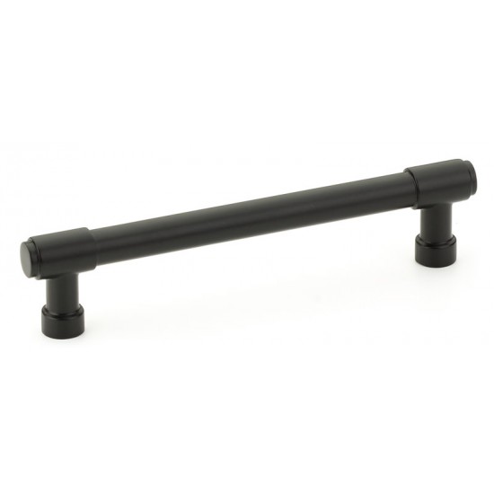 Emtek Industrial Modern 5" (128mm) Center-to-Center Jasper Cabinet Pull (Flat Black)