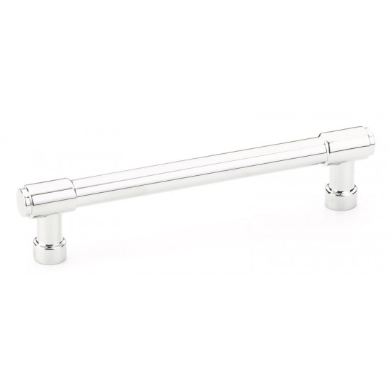 Emtek Industrial Modern 5" (128mm) Center-to-Center Jasper Cabinet Pull (Polished Chrome)