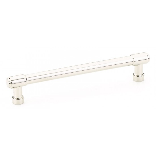 Emtek Industrial Modern 6" Center-to-Center Jasper Cabinet Pull (Polished Nickel)