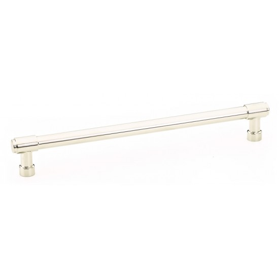 Emtek Industrial Modern 8" Center-to-Center Jasper Cabinet Pull (Polished Nickel)