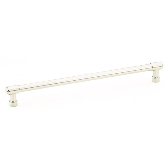 Emtek Industrial Modern 10" c.c. Jasper Cabinet Pull (Polished Nickel)