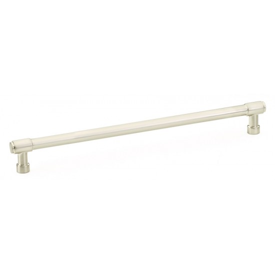 Emtek Industrial Modern 10" Center-to-Center Jasper Cabinet Pull (Satin Nickel)