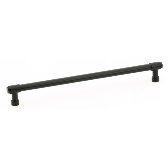 Emtek Industrial Modern 10" Center-to-Center Jasper Cabinet Pull (Flat Black)