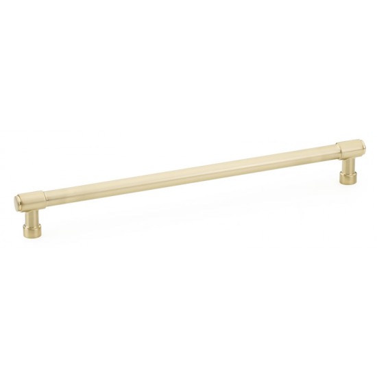 Emtek Industrial Modern 10" Center-to-Center Jasper Cabinet Pull (Satin Brass)