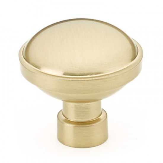 Emtek Industrial Modern 1-1/4" Brandt Cabinet Knob (Satin Brass)