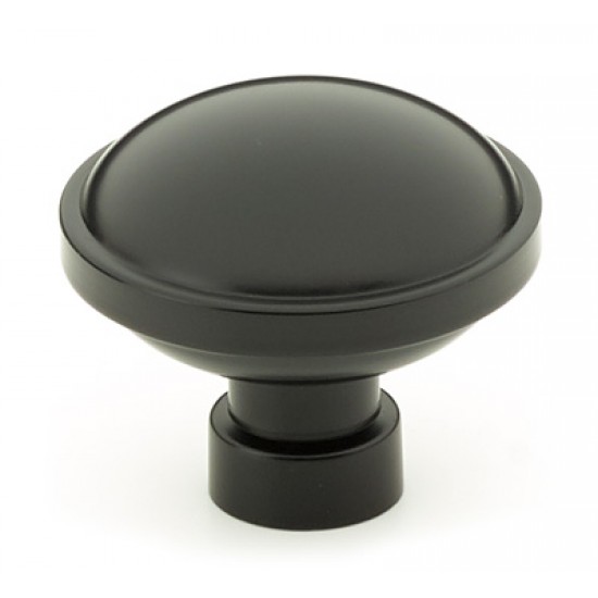 Emtek Industrial Modern 1-3/4" Brandt Cabinet Knob (Flat Black)