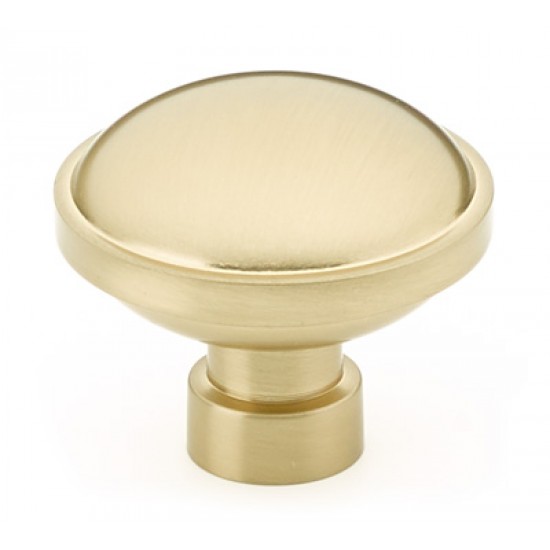 Emtek Industrial Modern 1-3/4" Brandt Cabinet Knob (Satin Brass)