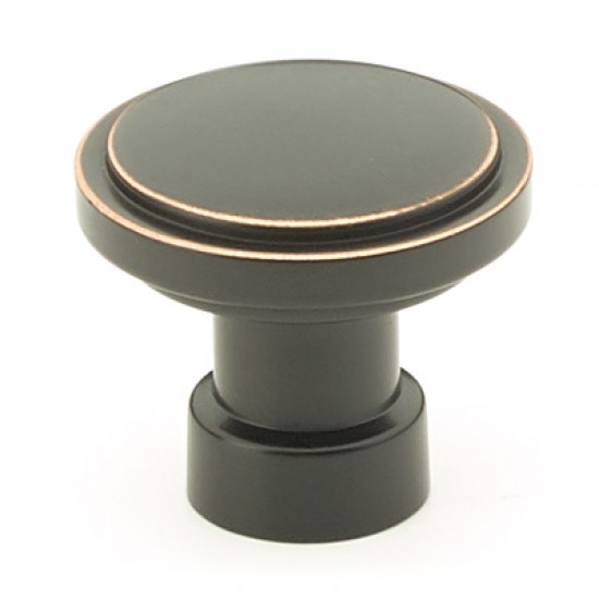 Emtek Industrial Modern 1-1/4" Haydon Cabinet Knob (Oil Rubbed Bronze)