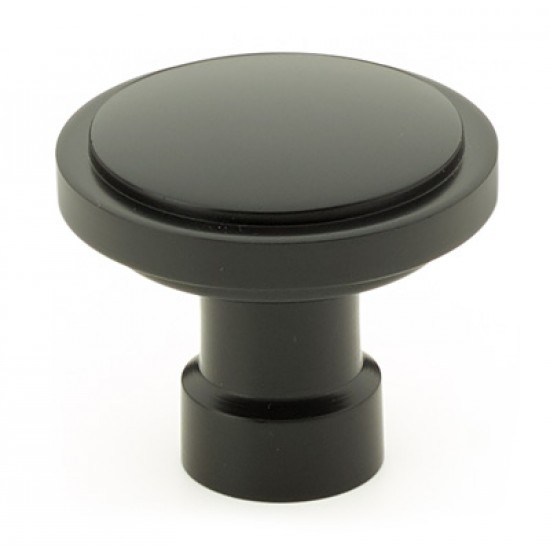 Emtek Industrial Modern 1-3/4" Haydon Cabinet Knob (Flat Black)