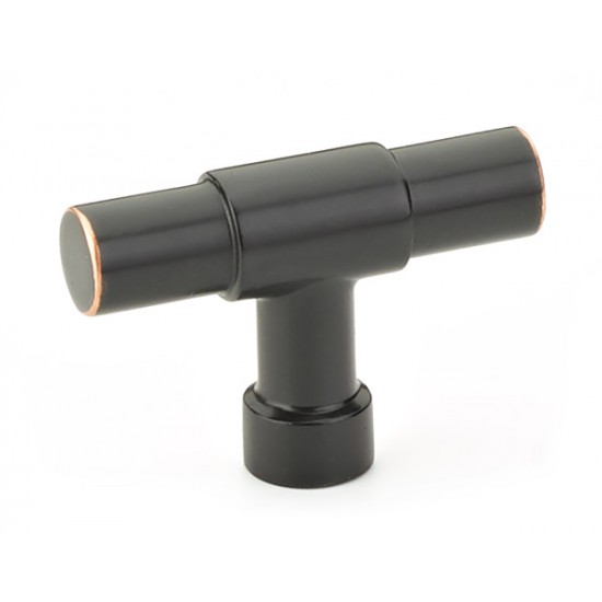 Emtek Industrial Modern 2" Jasper Cabinet T-Knob (Oil Rubbed Bronze)