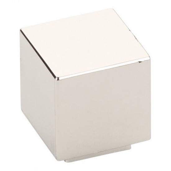 Emtek Modern Rectangular 1-1/8" Allerton Cabinet Knob (Polished Nickel)