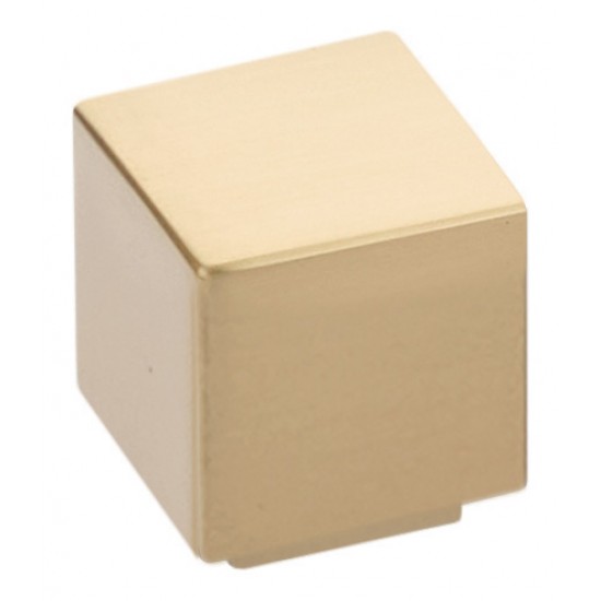 Emtek Modern Rectangular 1-1/8" Allerton Cabinet Knob (Satin Brass)