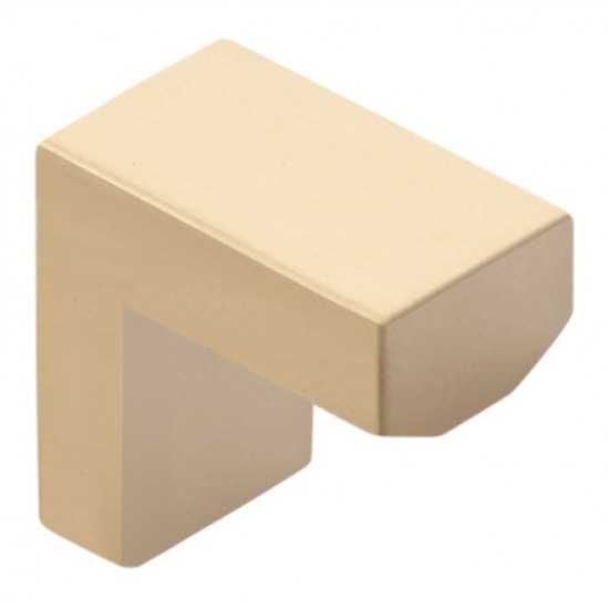 Emtek Modern Rectangular 1-1/2" Keaton Cabinet Finger Pull (Satin Brass)