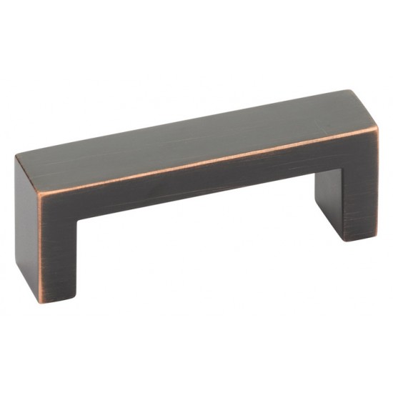 Emtek Modern Rectangular 6" Center-to-Center Keaton Cabinet Pull (Oil Rubbed Bronze)