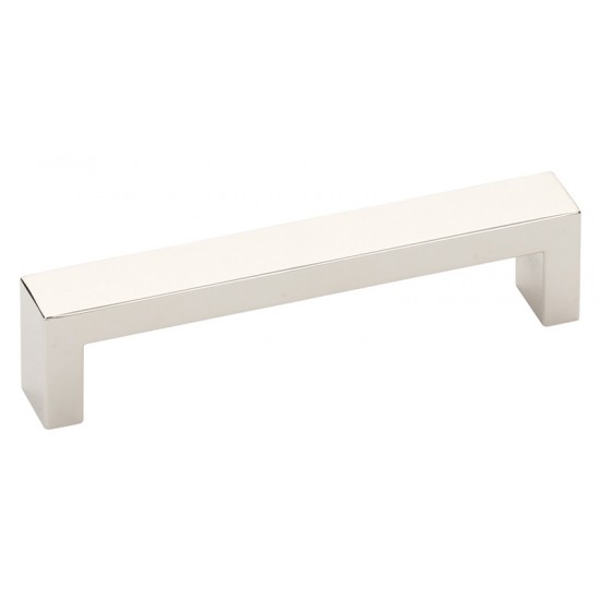 Emtek Modern Rectangular 12" Center-to-Center Keaton Cabinet Pull (Polished Nickel)