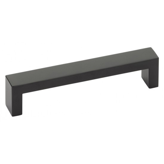 Emtek Modern Rectangular 10" c.c. Keaton Cabinet Pull (Flat Black)