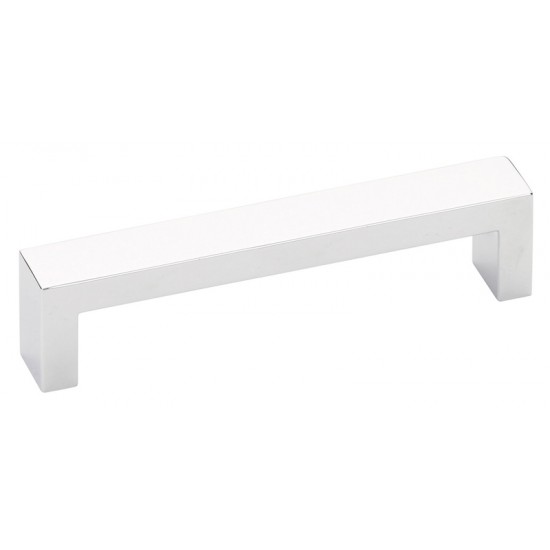 Emtek Modern Rectangular 10" Center-to-Center Keaton Cabinet Pull (Polished Chrome)